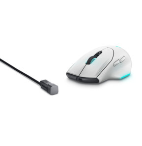Alienware AW620M souris Droitier RF Wireless + USB Type-C Optique 26000 DPI (AW620M-W-DEAM)