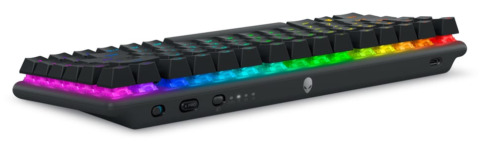 Alienware Pro Wireless Gaming Keyboard clavier USB + RF Wireless + Bluetooth Noir (PRO-KB-G-WW) — image 6