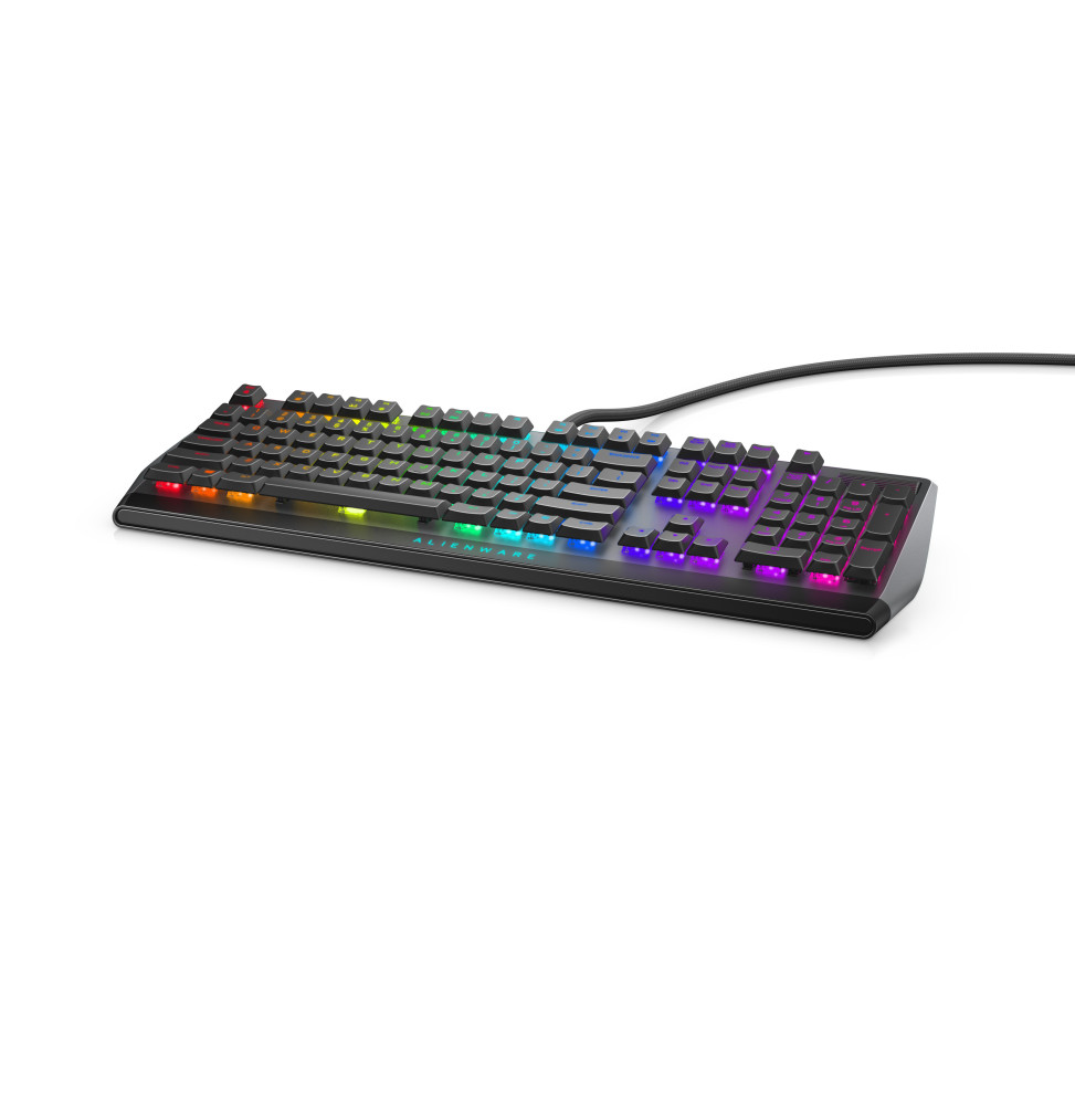 Alienware AW510K clavier USB Noir, Gris USB, RGo LED, 1000Hz, Cherry MX Red, 2m, 910g  (AW510K-G-WW)