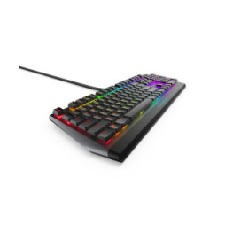Alienware AW510K clavier USB Noir, Gris USB, RGo LED, 1000Hz, Cherry MX Red, 2m, 910g  (AW510K-G-WW)