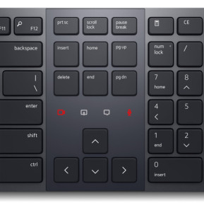 DELL KB900 clavier RF sans fil + Bluetooth AZERTY Français Graphite (KB900-GR-FR)