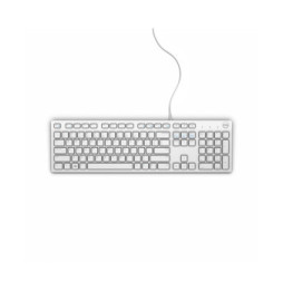 DELL KB216 clavier USB AZERTY Français Blanc (580-ADHP)