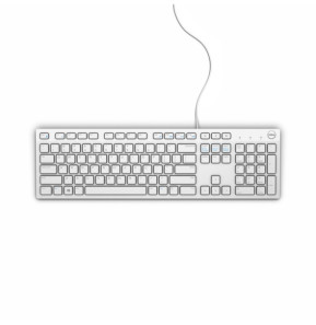 DELL KB216 clavier USB AZERTY Français Blanc (580-ADHP)