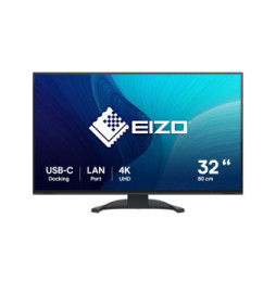 EIZO FlexScan EV3240X-BK écran plat de PC 80 cm (31.5") 3840 x 2160 pixels 4K Ultra HD LCD Noir (EV3240X-BK)