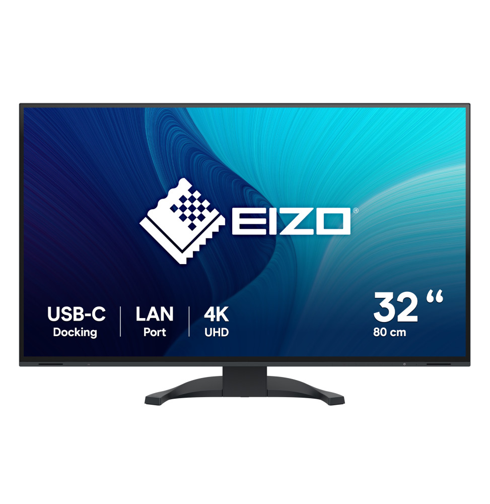 EIZO FlexScan EV3240X-BK écran plat de PC 80 cm (31.5") 3840 x 2160 pixels 4K Ultra HD LCD Noir (EV3240X-BK)