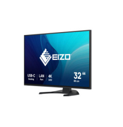 EIZO FlexScan EV3240X-BK écran plat de PC 80 cm (31.5") 3840 x 2160 pixels 4K Ultra HD LCD Noir (EV3240X-BK)