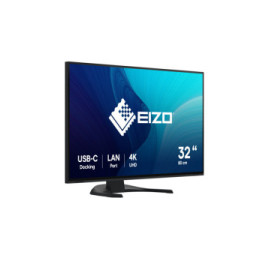 EIZO FlexScan EV3240X-BK écran plat de PC 80 cm (31.5") 3840 x 2160 pixels 4K Ultra HD LCD Noir (EV3240X-BK)