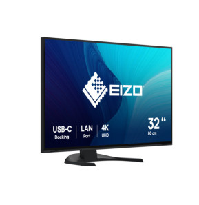 EIZO FlexScan EV3240X-BK écran plat de PC 80 cm (31.5") 3840 x 2160 pixels 4K Ultra HD LCD Noir (EV3240X-BK)