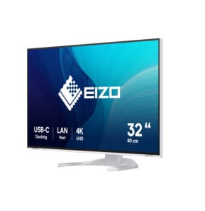 EIZO FlexScan EV3240X-WT écran plat de PC 80 cm (31.5") 3840 x 2160 pixels 4K Ultra HD LCD Blanc (EV3240X-WT)
