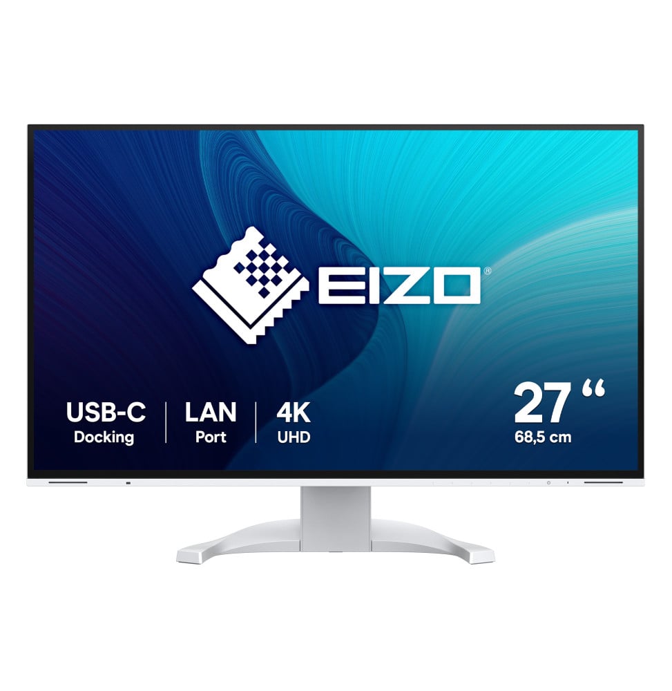 EIZO FlexScan EV2740X-WT écran plat de PC 68,6 cm (27") 3840 x 2160 pixels 4K Ultra HD LCD Blanc (EV2740X-WT)