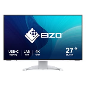 EIZO FlexScan EV2740X-WT écran plat de PC 68,6 cm (27") 3840 x 2160 pixels 4K Ultra HD LCD Blanc (EV2740X-WT)