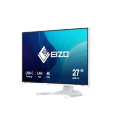 EIZO FlexScan EV2740X-WT écran plat de PC 68,6 cm (27") 3840 x 2160 pixels 4K Ultra HD LCD Blanc (EV2740X-WT)