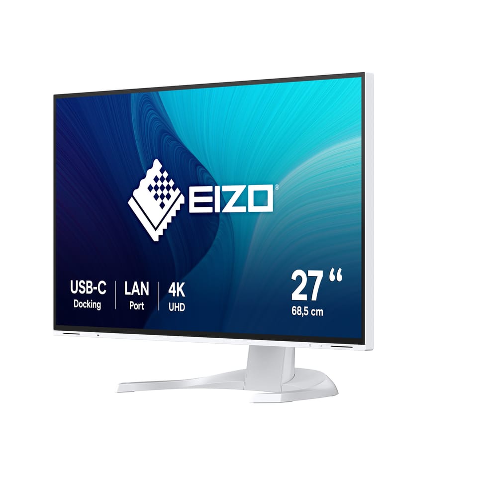 EIZO FlexScan EV2740X-WT écran plat de PC 68,6 cm (27") 3840 x 2160 pixels 4K Ultra HD LCD Blanc (EV2740X-WT) — image 2
