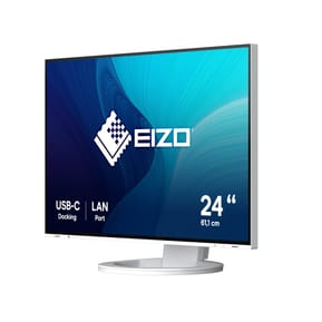 EIZO FlexScan EV2495-WT LED display 61,2 cm (24.1") 1920 x 1200 pixels WUXGA Blanc (EV2495-WT) — image 2