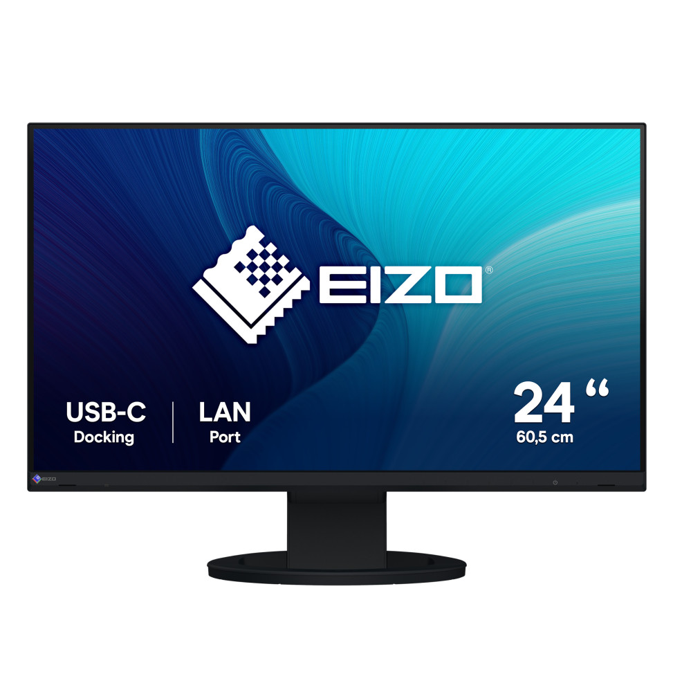 EIZO FlexScan EV2490-BK écran plat de PC 60,5 cm (23.8") 1920 x 1080 pixels Full HD LED Noir (EV2490-BK)