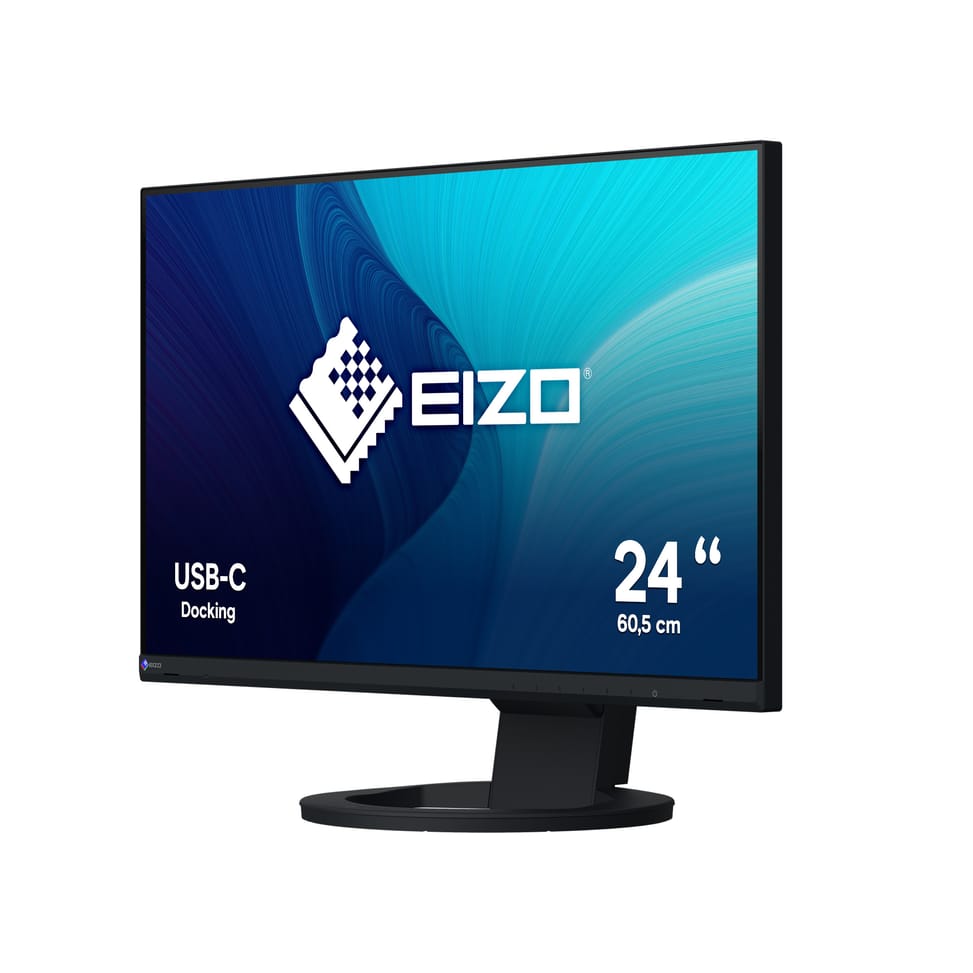 EIZO FlexScan EV2480-BK LED display 60,5 cm (23.8") 1920 x 1080 pixels Full HD Noir (EV2480-BK) — image 2
