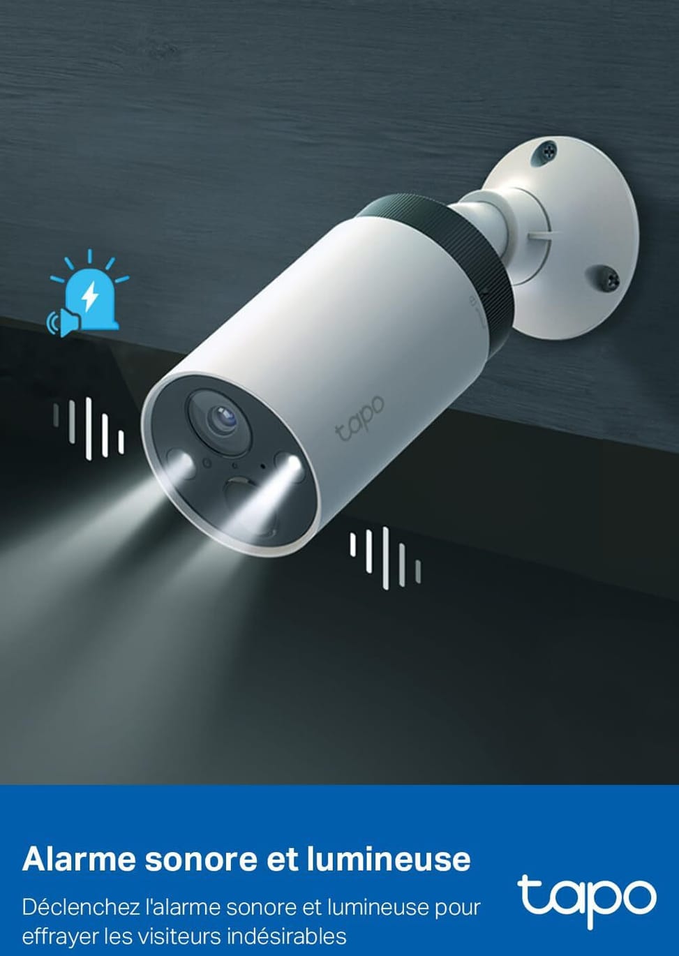 Pack de 2 Caméras de sécurité WiFi Tp-Link Tapo C420S2 sans fil sur batterie + Hub de connexion  (TAPOC420S2) — image 4