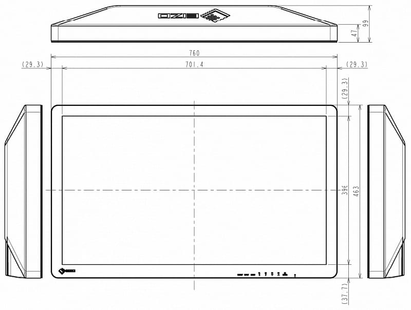 EIZO EX3220 écran plat de PC 80 cm (31.5") 1920 x 1080 pixels Full HD LED Blanc (EX3220) — image 9