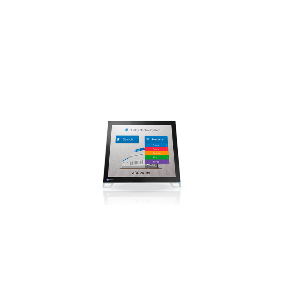 EIZO DuraVision FDS1782T écran plat de PC 43,2 cm (17") 1280 x 1024 pixels LED Écran tactile Dessus de table Noir