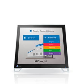 EIZO DuraVision FDS1782T écran plat de PC 43,2 cm (17") 1280 x 1024 pixels LED Écran tactile Dessus de table Noir