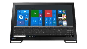 EIZO DuraVision FDF2382WT-BK écran plat de PC 58,4 cm (23") 1920 x 1080 pixels Full HD LED Écran tactile Dessus de table Noir