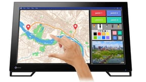 EIZO DuraVision FDF2182WT-BK écran plat de PC 54,6 cm (21.5") 1920 x 1080 pixels Full HD LED Écran tactile Dessus de table Noir