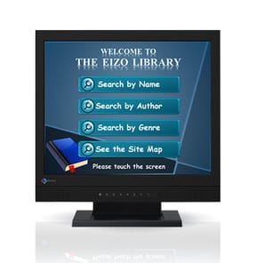 EIZO DuraVision FDS1721T écran plat de PC 43,2 cm (17") 1280 x 1024 pixels LCD Écran tactile Dessus de table Noir
