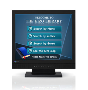 EIZO DuraVision FDS1721T écran plat de PC 43,2 cm (17") 1280 x 1024 pixels LCD Écran tactile Dessus de table Noir