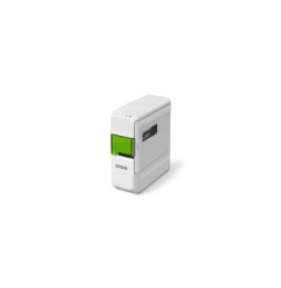Epson LabelWorks LW-C410 imprimante pour étiquettes Transfert thermique 180 x 180 DPI 9 mm/sec Sans fil Bluetooth (C51CF48100)