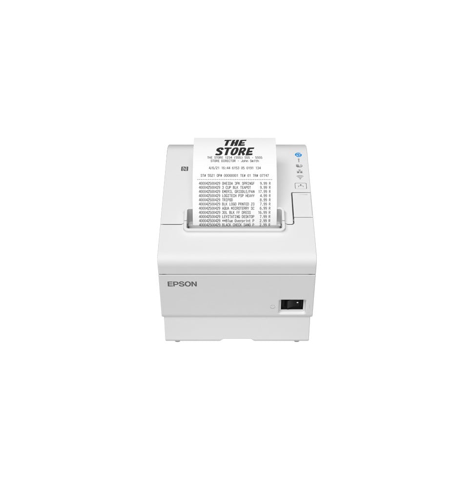 Epson TM-T88VII (131): USB, Ethernet, PoweredUSB, White TM-T88VII (131): USB, Ethernet, PoweredUSB, White  (C31CJ57131)