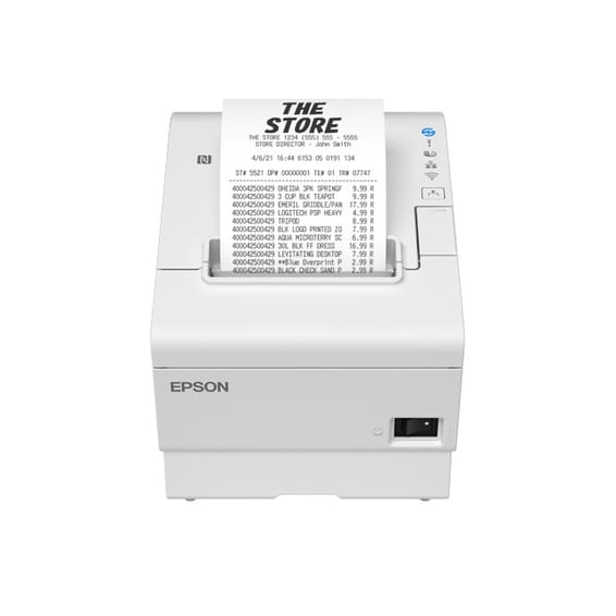 Epson TM-T88VII (131): USB, Ethernet, PoweredUSB, White TM-T88VII (131): USB, Ethernet, PoweredUSB, White (C31CJ57131)