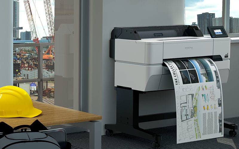 Epson SureColor SC-T3405 - wireless printer (with stand) SureColor SC-T3405 - wireless printer (with stand)  (C11CJ55301A0) — image 4