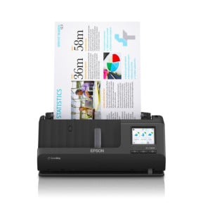 Epson ES-C380W Chargeur automatique de documents + Scanner à feuille 600 x 600 DPI A4 Noir (B11B269401)