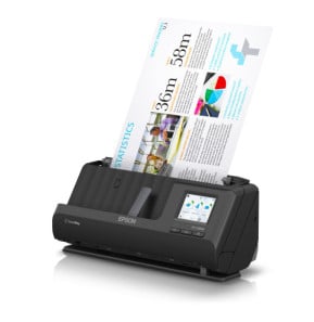 Epson ES-C380W Chargeur automatique de documents + Scanner à feuille 600 x 600 DPI A4 Noir (B11B269401)