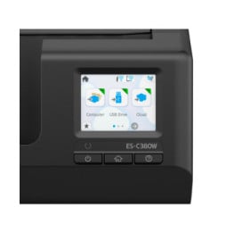 Epson ES-C380W Chargeur automatique de documents + Scanner à feuille 600 x 600 DPI A4 Noir (B11B269401)