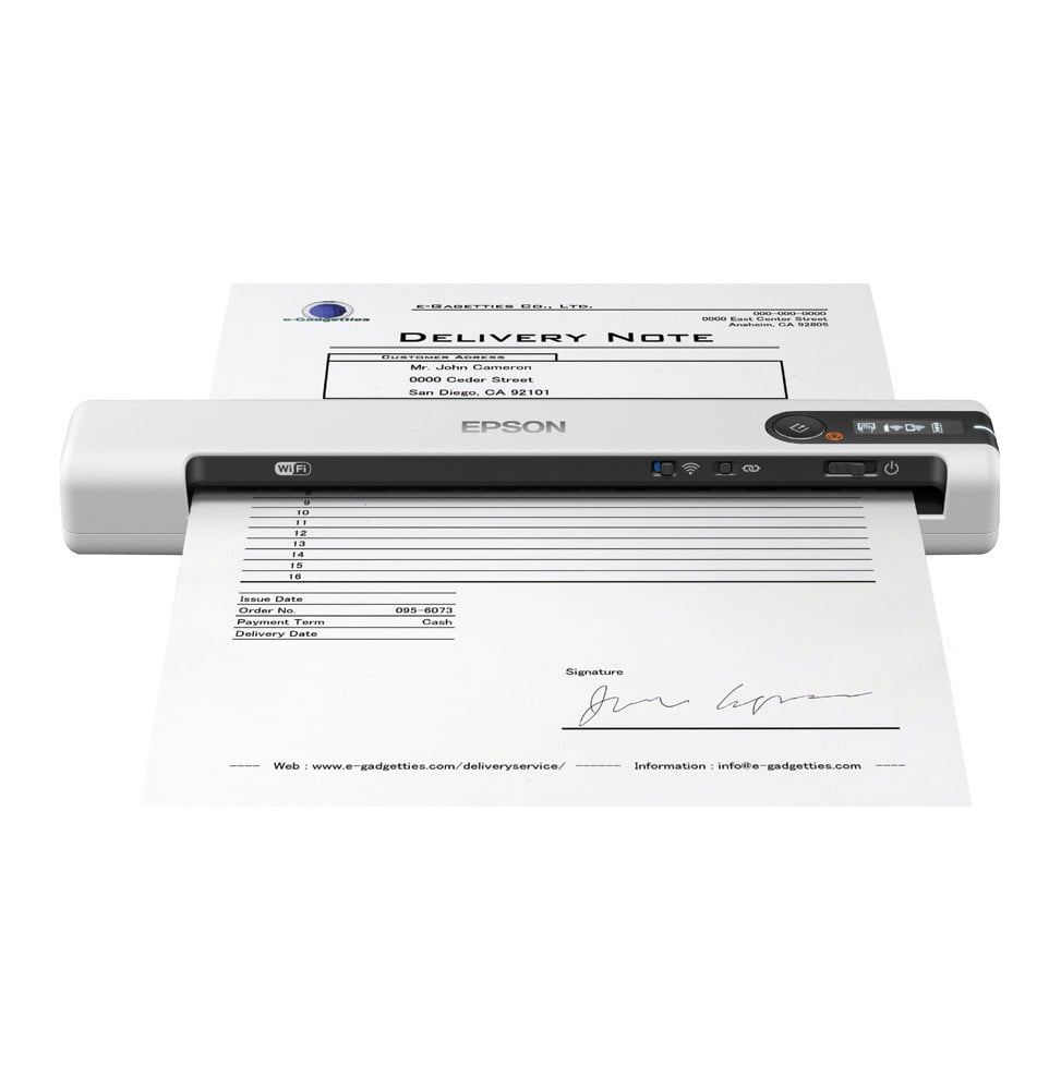 Epson WorkForce DS-80W Scanner portable 600 x 600 DPI A4 Blanc WorkForce DS-80W  (B11B253402)