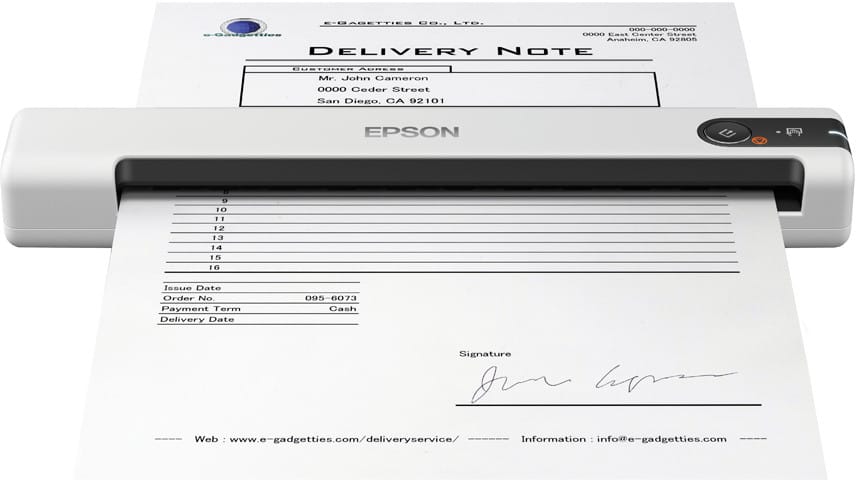 Epson WorkForce DS-70 Scanner portable 600 x 600 DPI A4 Blanc WorkForce DS-70  (B11B252402) — image 1