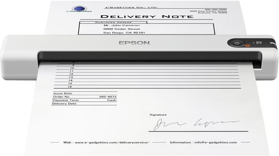 Epson WorkForce DS-70 Scanner portable 600 x 600 DPI A4 Blanc WorkForce DS-70 (B11B252402)