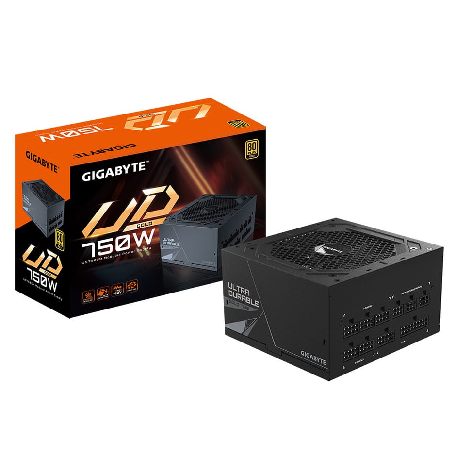 Gigabyte GP-UD750GM unité d'alimentation d'énergie 750 W 20+4 pin ATX ATX Noir (GP-UD750GM) — image 7