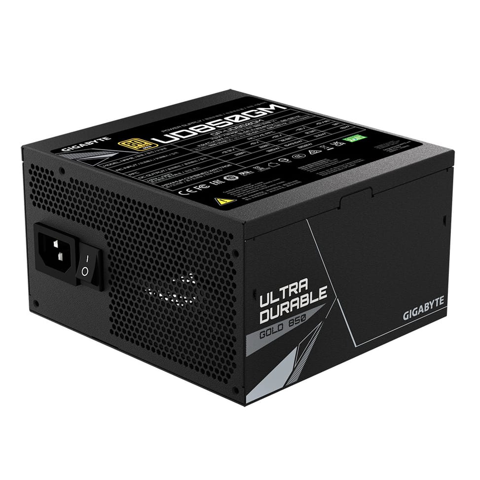 Gigabyte UD850GM unité d'alimentation d'énergie 850 W 20+4 pin ATX ATX Noir (GP-UD850GM) — image 3