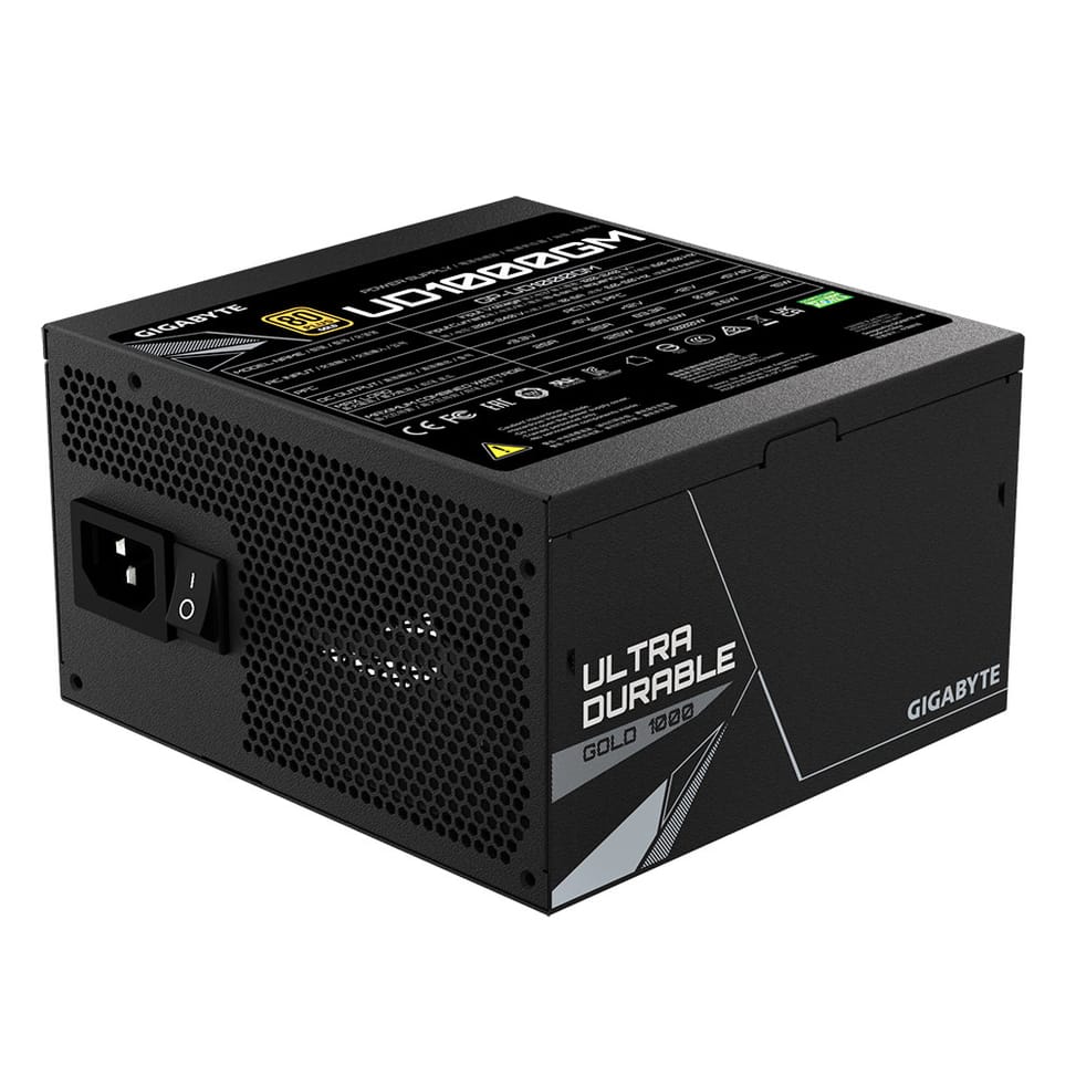 Gigabyte UD1000GM unité d'alimentation d'énergie 1000 W 20+4 pin ATX ATX Noir (GP-UD1000GM) — image 4