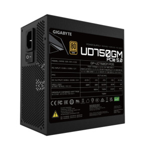 Gigabyte UD750GM PG5 unité d'alimentation d'énergie 750 W 20+4 pin ATX ATX Noir (GP-UD750GM PG5)