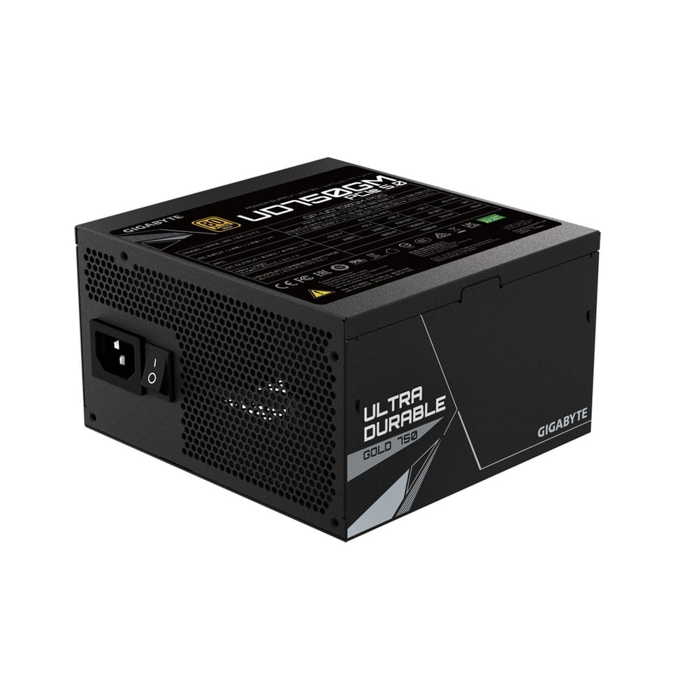 Gigabyte UD750GM PG5 unité d'alimentation d'énergie 750 W 20+4 pin ATX ATX Noir (GP-UD750GM PG5) — image 4