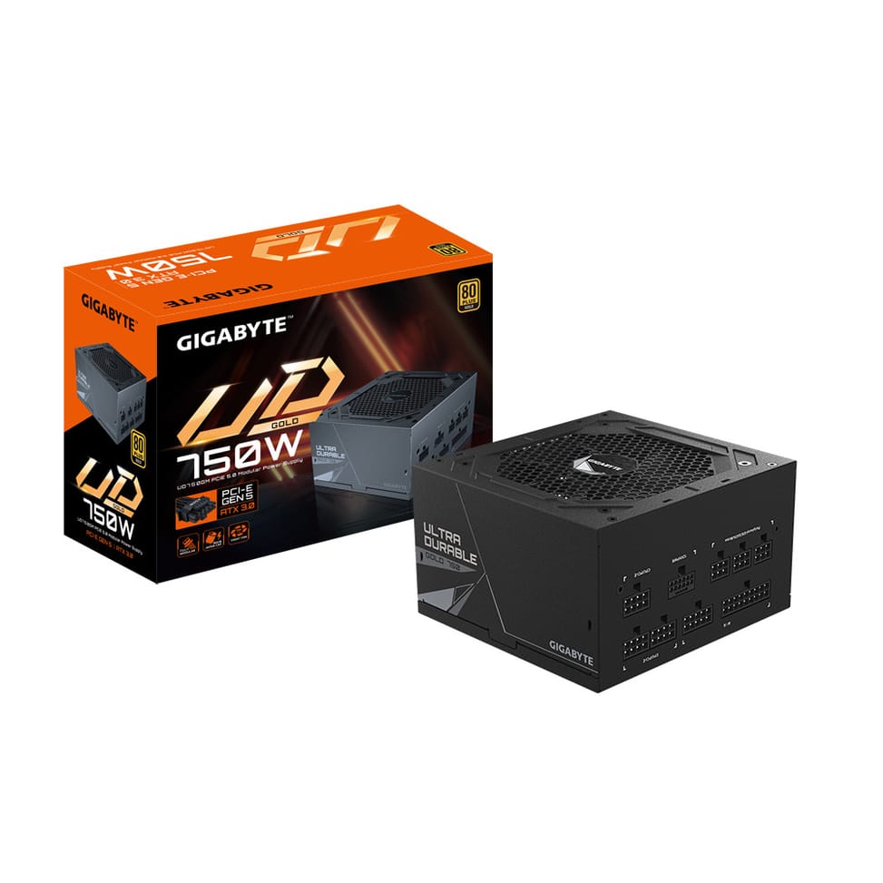 Gigabyte UD750GM PG5 unité d'alimentation d'énergie 750 W 20+4 pin ATX ATX Noir (GP-UD750GM PG5) — image 7
