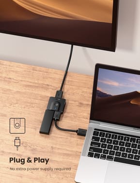 Commutateur HDMI Ugreen 1 entrée 2 sorties (50966) — image 4