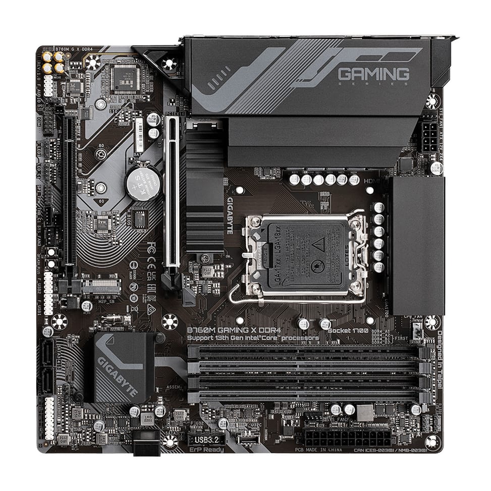 Gigabyte B760M GAMING X DDR4 carte mère Intel B760 Express LGA 1700 micro ATX (B760M GAMING X DDR4) — image 5