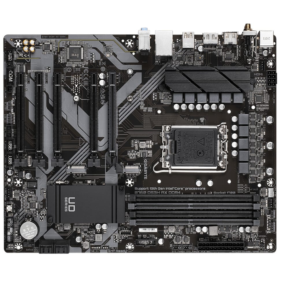 Gigabyte B760 DS3H AX DDR4 carte mère Intel B760 Express LGA 1700 ATX (B760 DS3H AX DDR4) — image 5