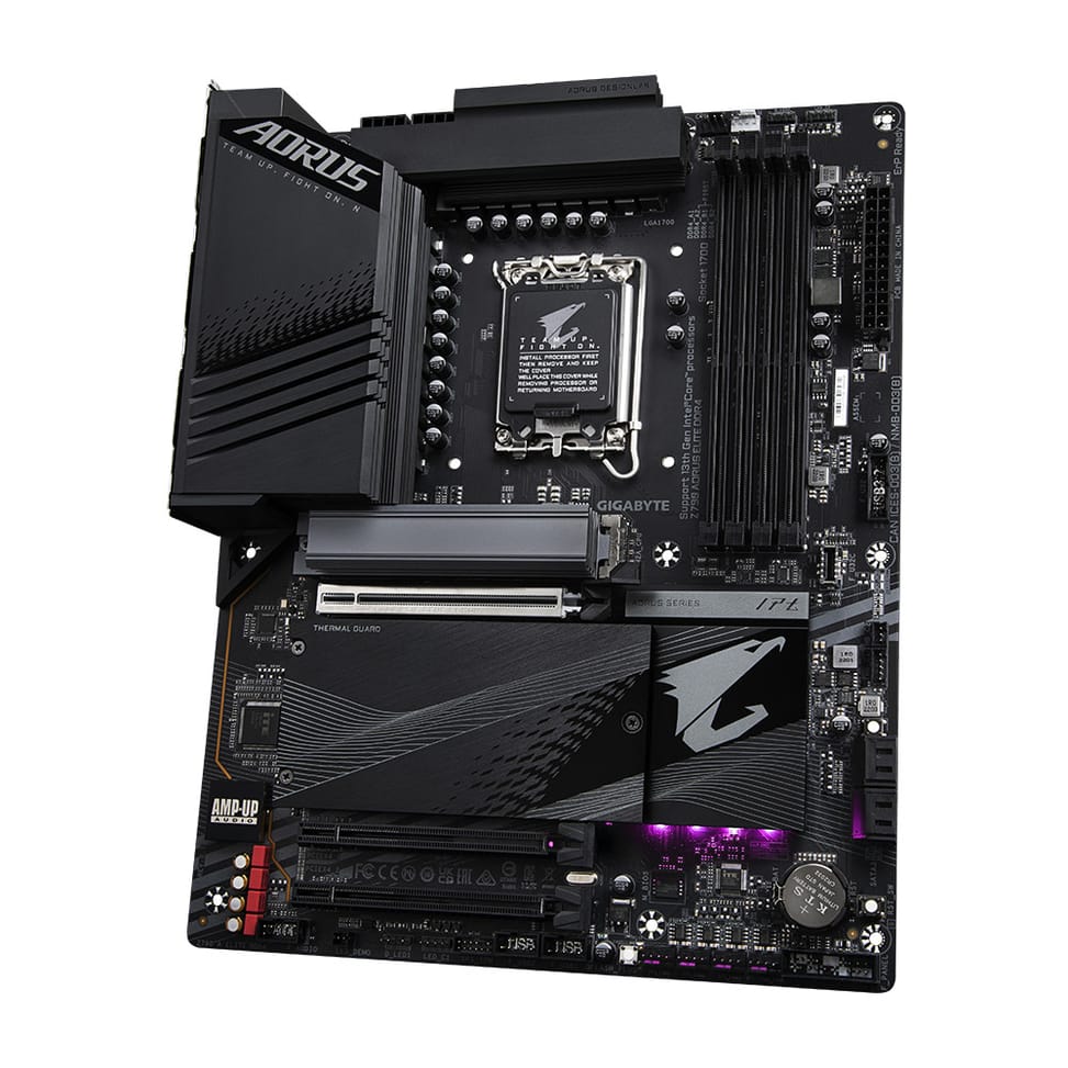 Gigabyte Z790 AORUS ELITE DDR4 carte mère Intel Z790 Express LGA 1700 ATX (Z790 AORUS ELITE DDR4) — image 4