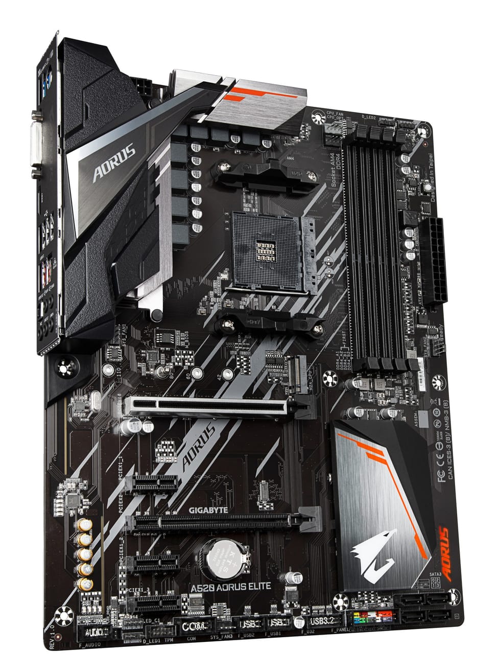 Gigabyte A520 AORUS ELITE carte mère AMD A520 Emplacement AM4 ATX (A520 AORUS ELITE) — image 2