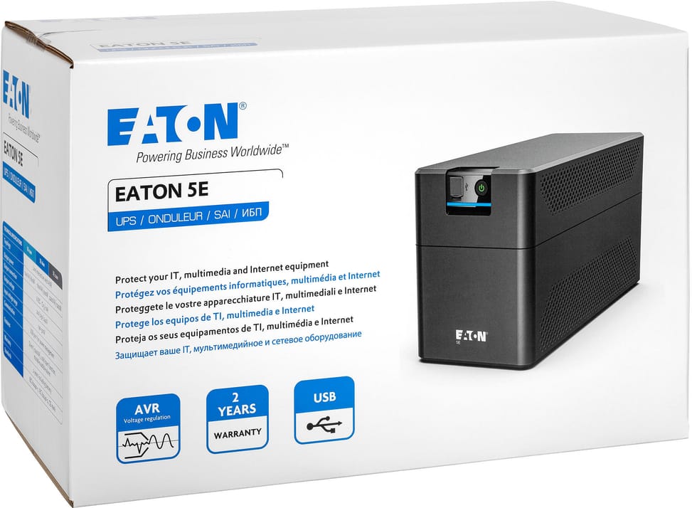 Onduleur Line-interactive Eaton 5E 1600 USB Gen2 - 900 W / 1600 VA - 4 prises FR (5E1600UF) — image 4